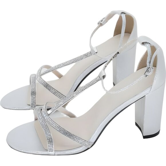 Women's Touch Ups Gwen Heeled Sandal Silver - US 9.5 M - Picture 2 of 6